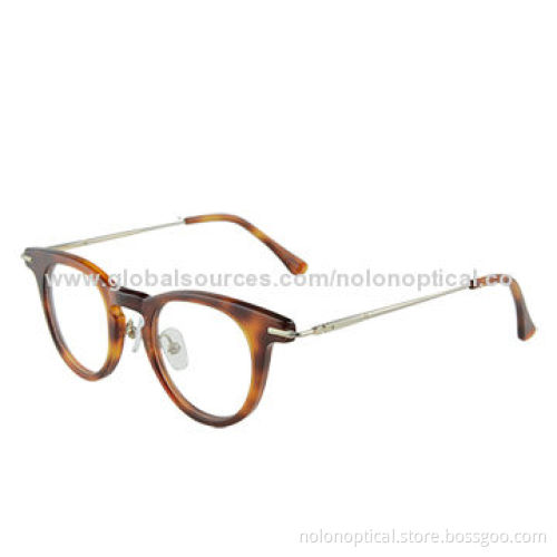 Shiny Black Optical Frame with Asiatic Look